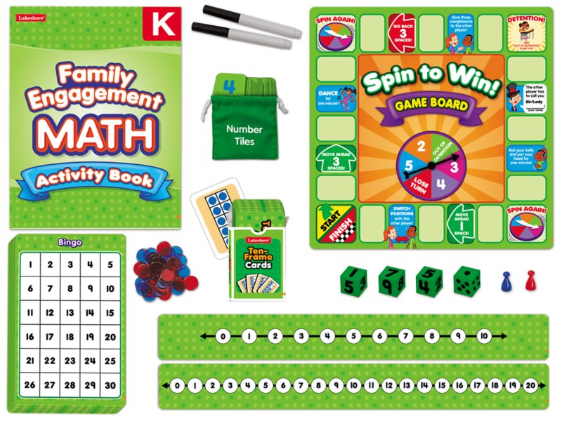 Family Engagement Math Pack - Kindergarten at Lakeshore Learning