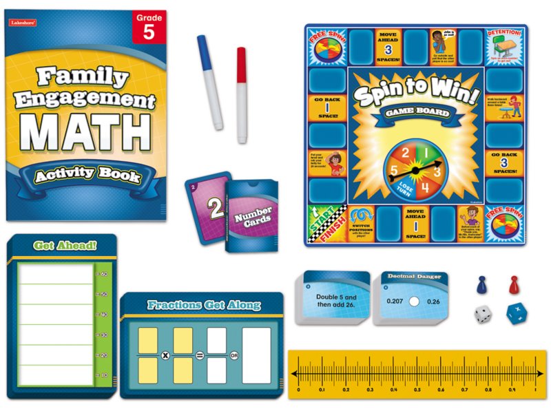 Family Engagement Math Pack - Gr. 5 - Set of 10 at Lakeshore Learning