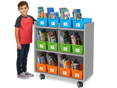 Flex-Space Student Storage Backpack Cart at Lakeshore Learning