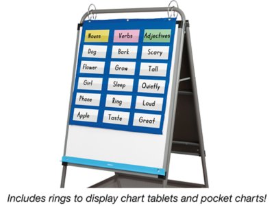 Flex-Space Double-Sided Mobile Teaching Easel