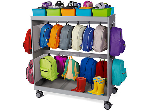 Flex-Space Student Storage Backpack Cart