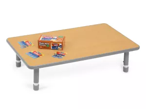 Flex-Space Rectangular Floor Tables&nbsp;- Modern Maple