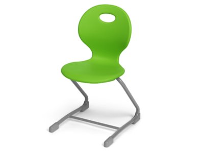 Flex-Space Ergo Bounce Cantilever Chair - 17 1/2" - Green