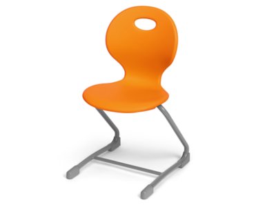 Flex-Space Ergo Bounce Cantilever Chair - 17 1/2" - Orange