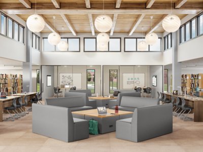 Modern Edge Modular Couch for Three