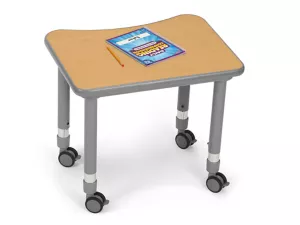Flex-Space Mobile Student Desk&nbsp;- Maple