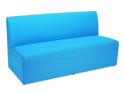 Flex-Space Modular Couch for Three - Blue