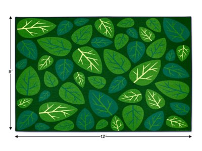 Natural Accents Leaves Classroom Carpets