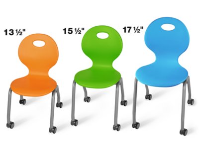 Flex-Space Ergo Glide Mobile Chairs