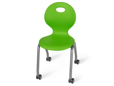 Flex-Space Ergo Glide Mobile Chair - 17 1/2" - Green