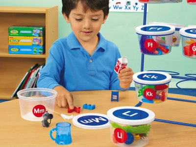 Alphabet Sounds Teaching Tubs at Lakeshore Learning