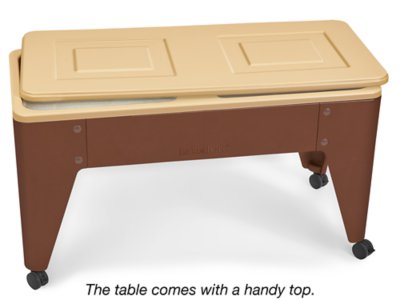 Preschool Two-Station Sand&nbsp;& Water Table&nbsp;- Natural Colors