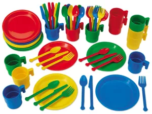 Indestructible Play Dishes&nbsp;- <span style="white-space: nowrap;">12-Service</span> Set