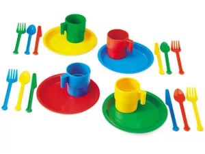 Indestructible Play Dishes&nbsp;- <span style="white-space: nowrap;">4-Service</span> Set