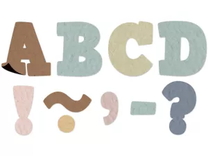 Everyone Is Welcome Bold Block 3" Magnetic Punch-Out Letters
