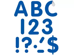Blue Classic 4" Punch-Out Letters