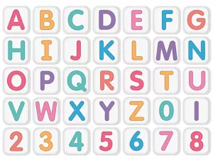 Crafty and Cool 3 1/2" Punch-Out Letters