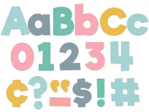 Boho 4" Punch-Out Letters