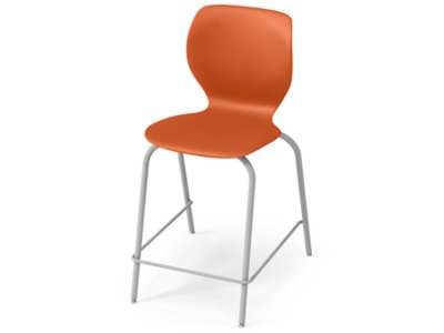 Modern Edge Café Stool - 30" - Autumn Orange