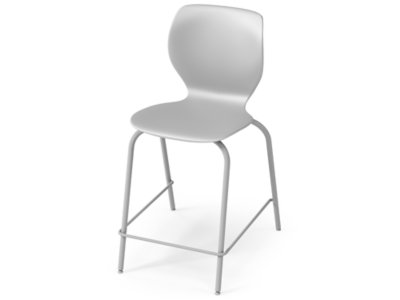 Modern Edge Café Stool - 30" - Platinum Gray