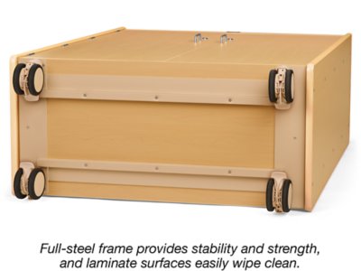 Flex-Space Jr.<sup>®</sup> Mobile <span style="white-space: nowrap;">4-Shelf</span> Locking Storage Cabinet