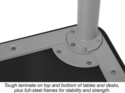 Modern Edge Mobile Standing-Height Science Table