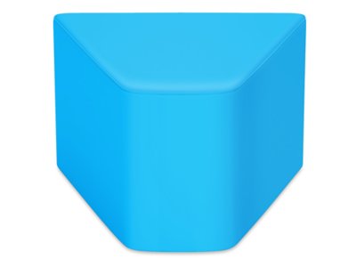 Flex-Space Comfy Wedge Lounge Seat - Blue