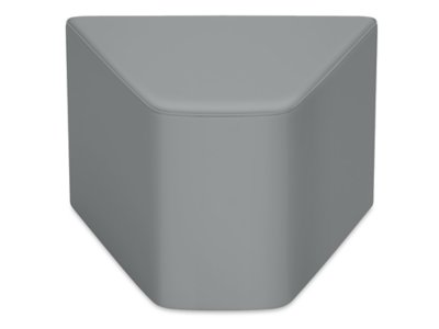 Flex-Space Comfy Wedge Lounge Seat - Gray