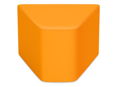 Flex-Space Comfy Wedge Lounge Seat - Orange