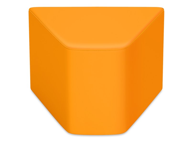 Flex-Space Comfy Wedge Lounge Seat - Orange at Lakeshore Learning