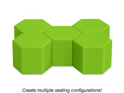 Flex-Space Comfy Hex Lounge Seat - Blue