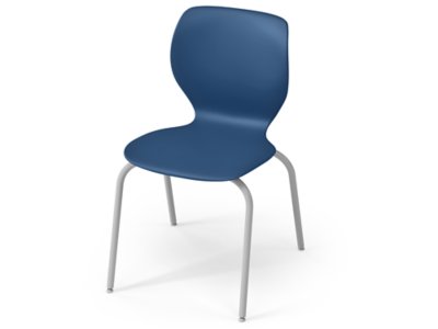Modern Edge 18" Stacking Chair - Midnight Blue