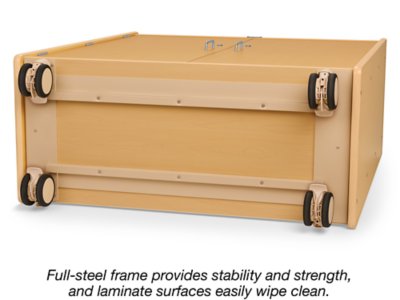 Flex-Space Jr.<sup>®</sup> Mobile <span style="white-space: nowrap;">3-Shelf</span> Locking Storage Cabinet