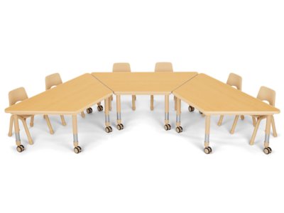 Flex-Space Jr.<sup>®</sup> Mobile Trapezoid Table