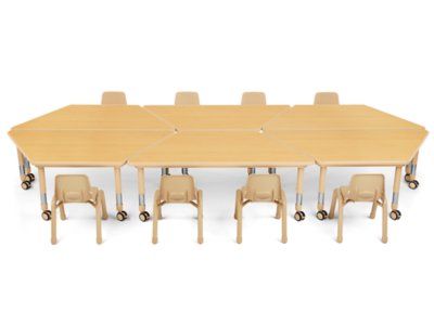Flex-Space Jr.<sup>®</sup> Mobile Trapezoid Table