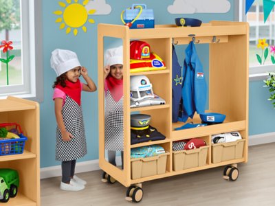 Flex-Space Jr.<sup>®</sup> Mobile Double-Sided Dress-Up Center