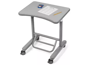 Flex-Space Mobile Standing Desk&nbsp;- Gray