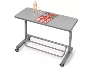 Flex-Space Mobile Standing Desk for Two&nbsp;- Gray