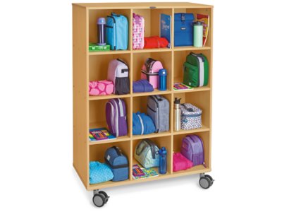 Flex-Space Student Storage Backpack Cart at Lakeshore Learning