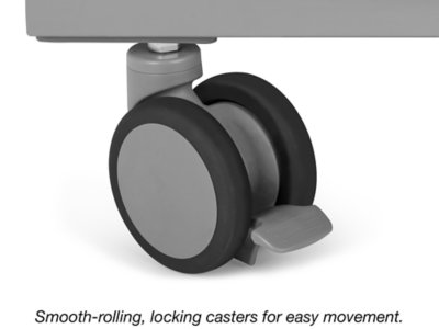 Flex-Space Mobile <span style="white-space: nowrap;">4-Shelf</span> All-Purpose Storage Unit&nbsp;- Gray