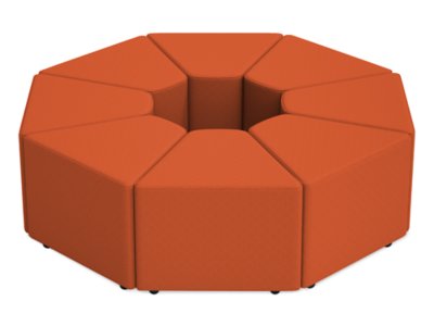Modern Edge Mobile Wedge Lounge Seat