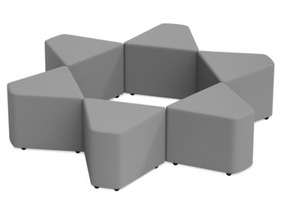 Modern Edge Mobile Wedge Lounge Seat