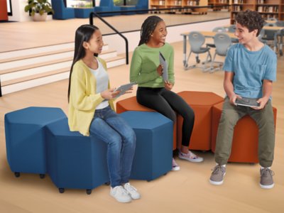 Modern Edge Mobile Hex Lounge Seat