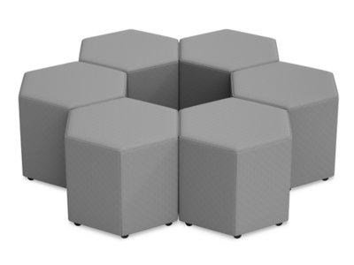 Modern Edge Mobile Hex Lounge Seat at Lakeshore Learning