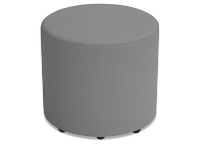 Modern Edge Mobile Round Lounge Seat - Slate Gray