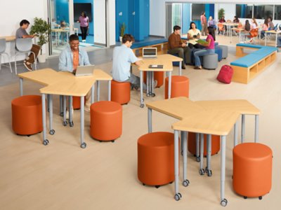 Modern Edge Mobile Round Lounge Seat
