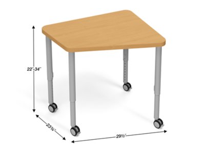 Modern Edge Mobile Mosaic Student Desk