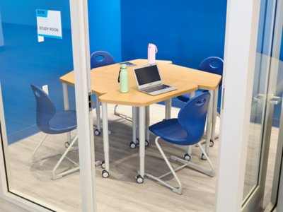 Modern Edge Mobile Mosaic Student Desk