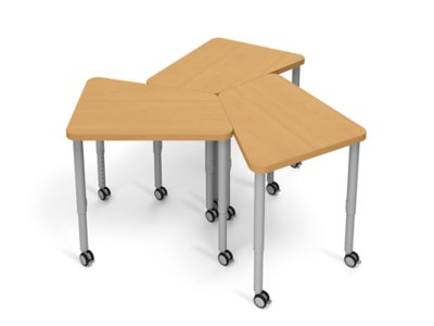 Modern Edge Mobile Mosaic Student Desk