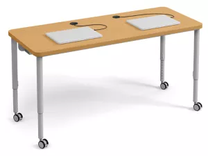 Modern Edge Mobile Media Table